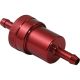 Original Anodised Red 6mm Fuel Filter