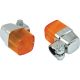 Square Clamp Type Indicators With Chrome Body And Amber Lens