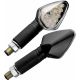 Long Stem LED Diamond Indicators With Black Body And Clear Lens