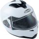 GSB G-339 Adult Flip Road Helmet - Plain White Gloss
