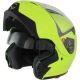 GSB G-339 Adult Flip Road Helmet - Plain Fluoro Yellow Gloss