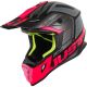 Just1 J38 MX Helmet Blade - Matt Fluo Fuchsia/Black