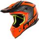 Just1 J38 MX Helmet Blade - Orange/Black